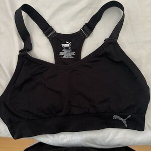Puma Women's Classic Black Sports Bra